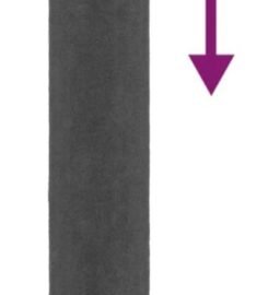 Draskyklė katėms iki lubų, tamsiai pilka, 263,5–289,5cm