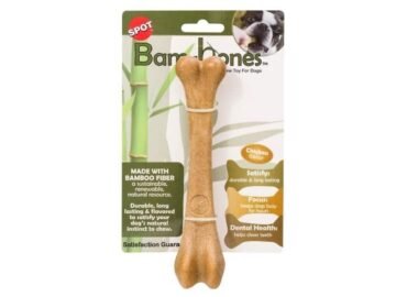 Bambukinis kaulas šunims GimDog Bam-Bones kumpio skonio 17.6 cm
