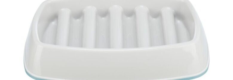 Lėto ėdimo dubenėlis katėms Trixie 0.25 l – 21×14 cm