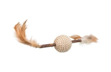 Žaislas katėms su kamuoliuku ir plunksna Trixie 20 cm