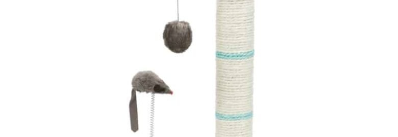 Įvairių spalvų draskyklė katėms, 50 cm