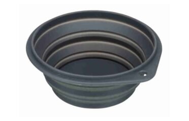 Kelioninis silikoninis šuns dubenėlis