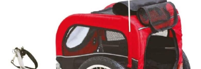 Priekaba prie dviračio gyvūnams iki 40kg