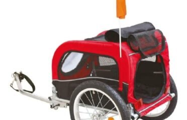 Priekaba prie dviračio gyvūnams iki 40kg