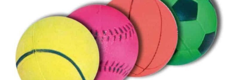 Neoniniai kamuoliukai šunims Croci 5.5cm 2vnt