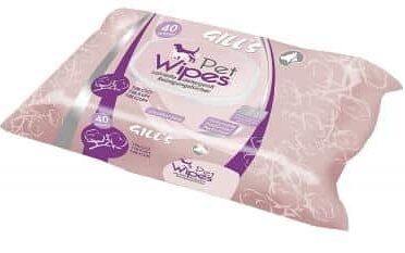 Servetėlės augintiniams su talku, 40 vnt