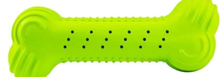 Didelis guminis kaulas šunims Hiphop 18cm (galima šaldyti)