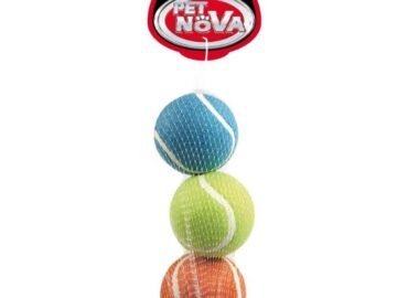 Teniso kamuoliukų rinkinys šunims Pet Nova  2 pak po 3 vnt