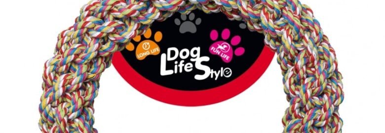 Virvelinis žiedas šunims Pet Nova 25x4cm