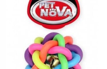 Žaislas šunims su skambučiu Pet Nova 6cm 2vnt