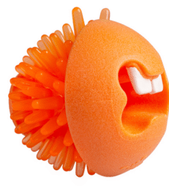 Oranžinis kamuoliukas su spygliais Rogz Fred 6.4cm
