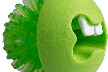 Žalias kamuoliukas su spygliais Rogz Fred 6.4cm