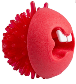 Raudonas kamuoliukas su spygliais Rogz Fred 6.4cm