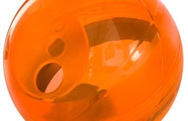 Interaktyvus kamuolys šunims oranžinis Rogz