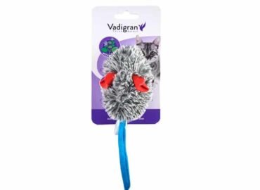 Žaislas katėms pelė su katžole 22cm