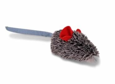 Žaislas katėms pelė su katžole 22cm