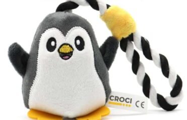 Žaislas šuniui pingvinas Croci BabyTails Pino 25cm 2vnt