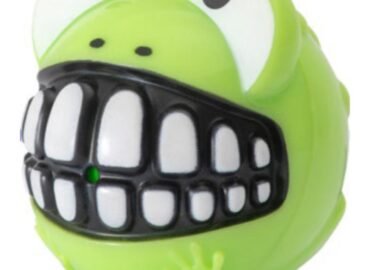 Žalias kamuoliukas varlė Rogz Frog Ball 6.4cm