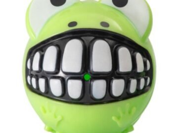 Žalias kamuoliukas varlė Rogz Frog Ball 6.4cm