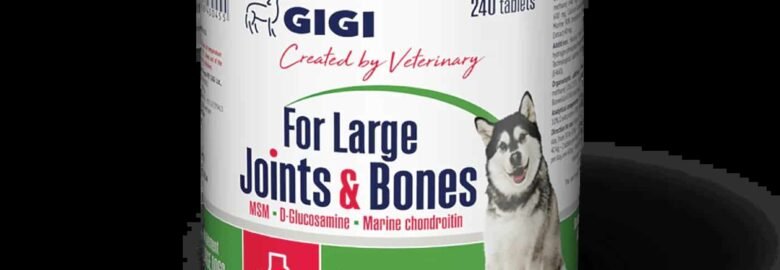 Papildai dideliems šunims sąnariams ir kaulams Gigi For Large Joints & Bones 240 tab