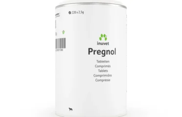 Papildai šunims netikro nėštumo požymiams slopinti šunims Inuvet Pregnol 60 tab.