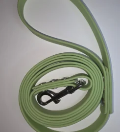 Pavadėlis dengtas pvc, žalias