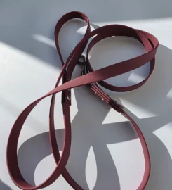 Pavadėlis dengtas pvc, bordo