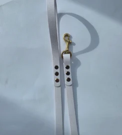 Pavadėlis dengtas pvc, baltas