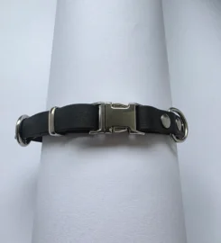 Reguliuojamas antkaklis dengtas pvc, juodas