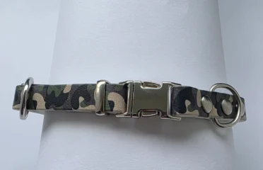 Premium biotano antkaklis su spauda, kamufliažinis