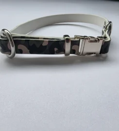 Premium biotano antkaklis su spauda, kamufliažinis