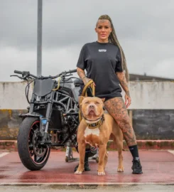 Šuns dresūros pavadėlis su paminkštinta rankena