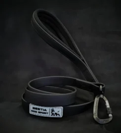 Šuns dresūros pavadėlis su rankena