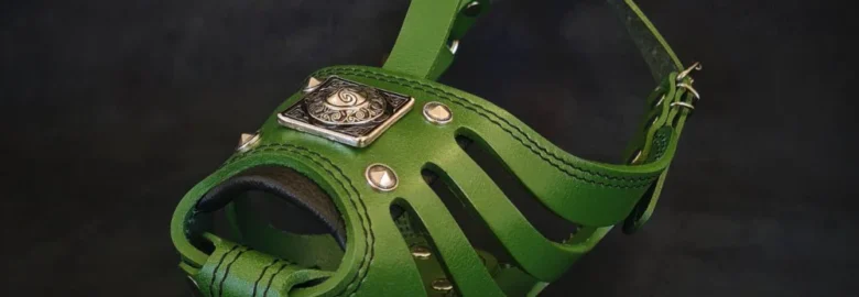 Bėganti Lapė odinis antsnukis šunims