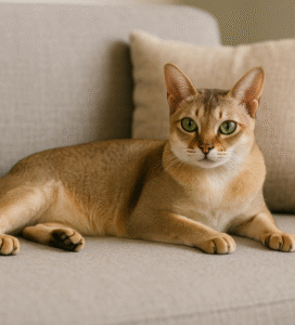 Singapūro katė ant sofos Bugivugi