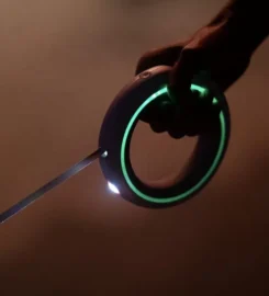 Ufo šviečiantis pavadėlis šunims