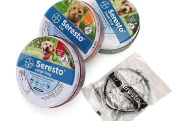 Antkaklis katėms ir šunims nuo blusų ir erkių Seresto