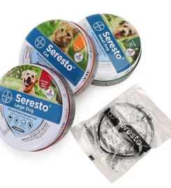 Antkaklis katėms ir šunims nuo blusų ir erkių Seresto