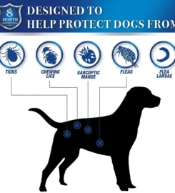 Eko apsauginis antkaklis šunims ir katėms