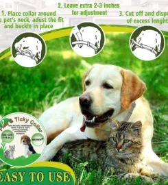 Antkaklis katėms ir šunims nuo blusų ir erkių Seresto