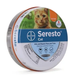 Antkaklis katėms ir šunims nuo blusų ir erkių Seresto