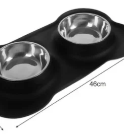 Dvigubas dubenėlis šunims/katėms