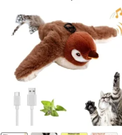 Interaktyvus žaislas katėms  Flappy Bird