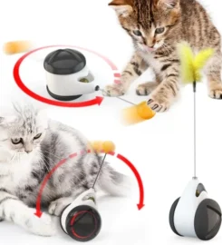 Interaktyvus balansinis žaislas katėms