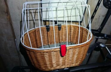 gyvūno krepšys dviračiui