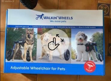 Walkin Wheels JAV pagalbinis vežimėlis šunims
