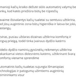 Automatinis kačių tualetas