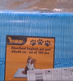 Higieninis paklotas Purlov, 60x40cm 100vnt.