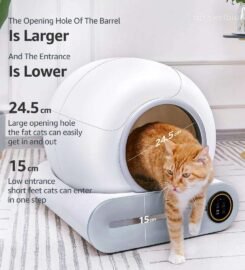 Naujas savaime išsivalantis kačių tualetas