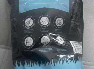 Kvapą sugeriantis silikoninis kraikas